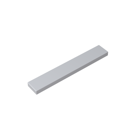 Gobricks,Tile 1 x 6 with Groove,6636,63324,75702