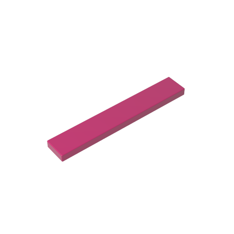 Gobricks,Tile 1 x 6 with Groove,6636,63324,75702