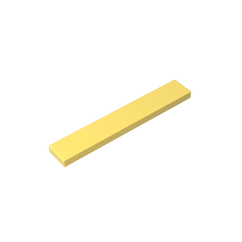 Gobricks,Tile 1 x 6 with Groove,6636,63324,75702