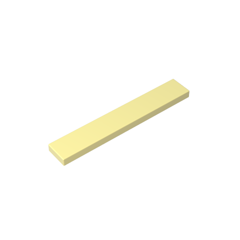 Gobricks,Tile 1 x 6 with Groove,6636,63324,75702