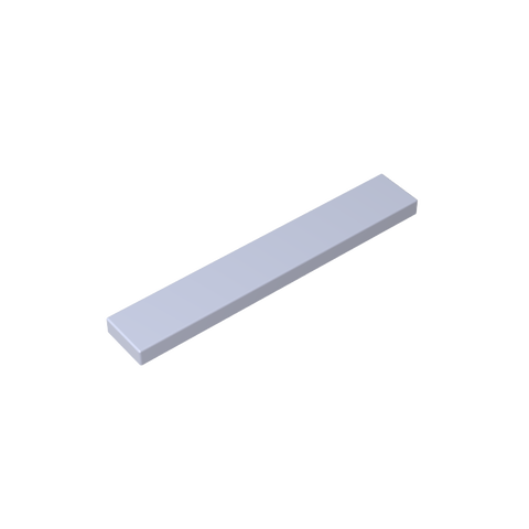 Gobricks,Tile 1 x 6 with Groove,6636,63324,75702