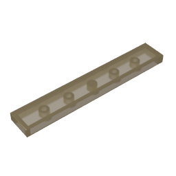 Gobricks ,Tile 1 x 6 with Groove,6636