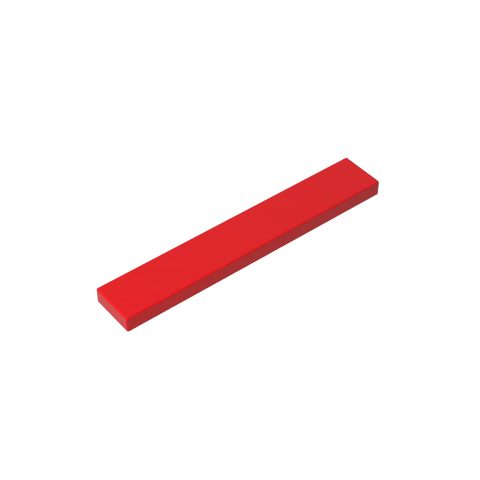 Gobricks,Tile 1 x 6 with Groove,6636,63324,75702