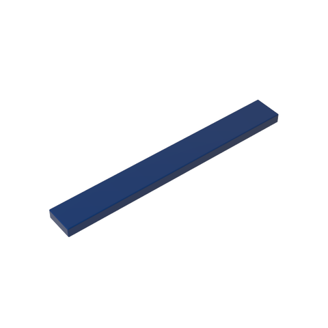 Gobricks,Tile 1 x 8 with Groove,4162,40929