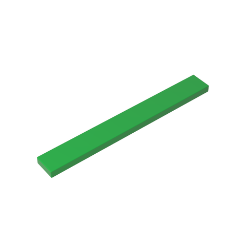Gobricks,Tile 1 x 8 with Groove,4162,40929