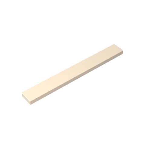 Gobricks,Tile 1 x 8 with Groove,4162,40929