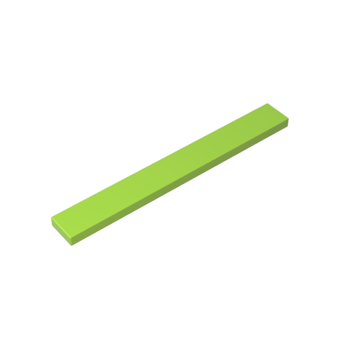 Gobricks,Tile 1 x 8 with Groove,4162,40929