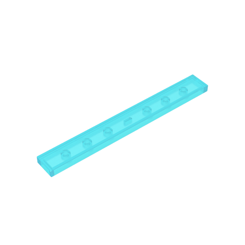 Gobricks,Tile 1 x 8 with Groove,4162,40929