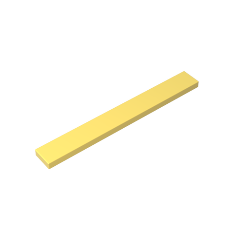 Gobricks,Tile 1 x 8 with Groove,4162,40929