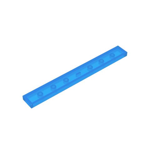 Gobricks,Tile 1 x 8 with Groove,4162,40929