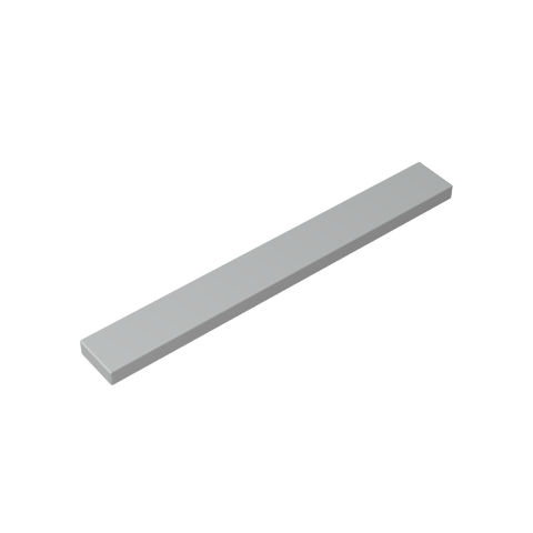 Gobricks,Tile 1 x 8 with Groove,4162,40929