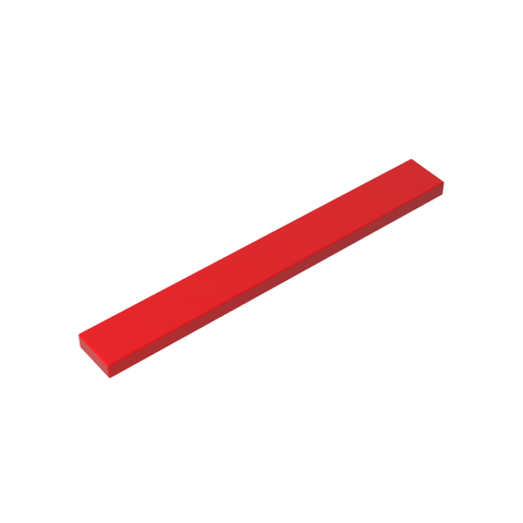 Gobricks,Tile 1 x 8 with Groove,4162,40929