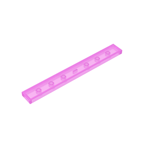 Gobricks,Tile 1 x 8 with Groove,4162,40929