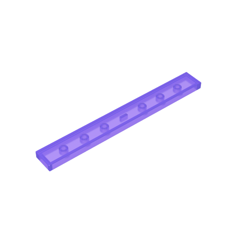 Gobricks,Tile 1 x 8 with Groove,4162,40929