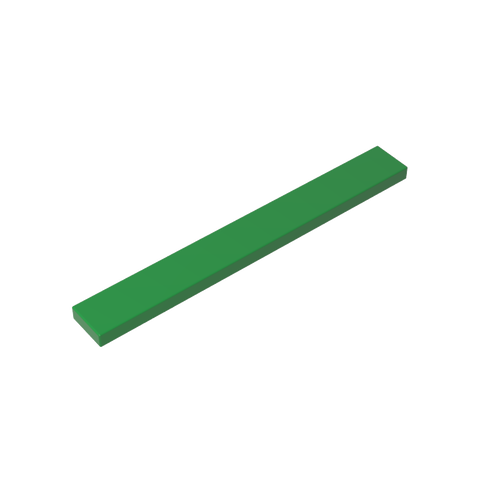 Gobricks,Tile 1 x 8 with Groove,4162,40929