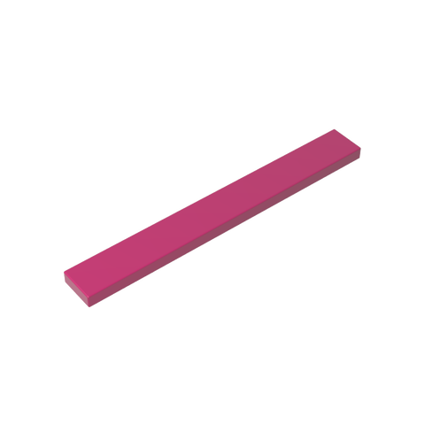 Gobricks,Tile 1 x 8 with Groove,4162,40929
