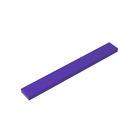 Gobricks,Tile 1 x 8 with Groove,4162,40929