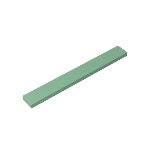 Gobricks,Tile 1 x 8 with Groove,4162,40929