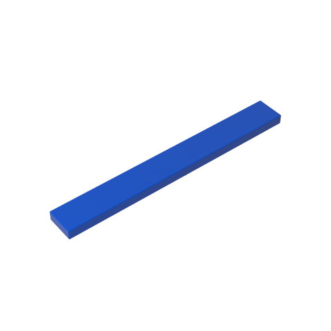 Gobricks,Tile 1 x 8 with Groove,4162,40929