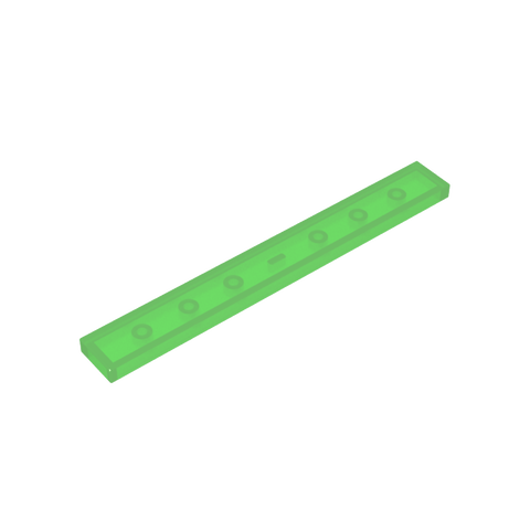 Gobricks,Tile 1 x 8 with Groove,4162,40929