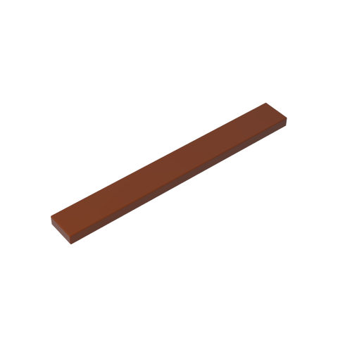 Gobricks,Tile 1 x 8 with Groove,4162,40929