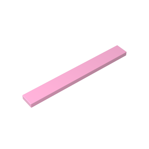 Gobricks,Tile 1 x 8 with Groove,4162,40929