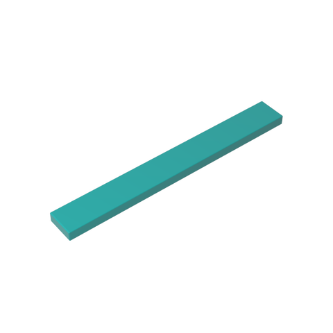 Gobricks,Tile 1 x 8 with Groove,4162,40929