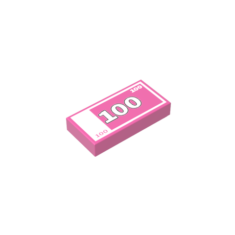 Gobricks,1x2 Glossy Panel Print Cash Currency Coupon,gds566DE1610