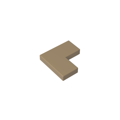 Gobricks,Tile 2 x 2 Corner,14719