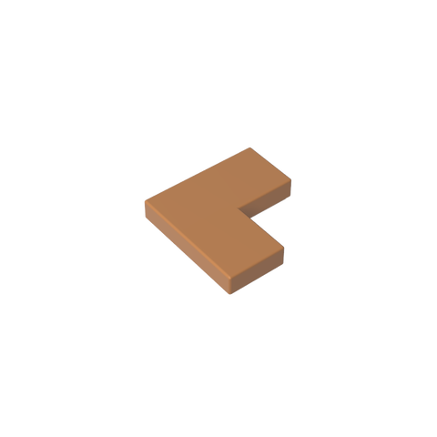 Gobricks,Tile 2 x 2 Corner,14719