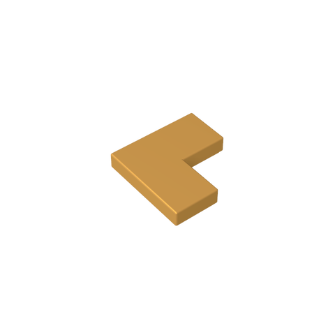 Gobricks,Tile 2 x 2 Corner,14719