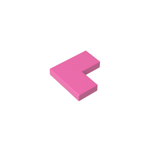 Gobricks,Tile 2 x 2 Corner,14719