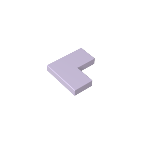 Gobricks,Tile 2 x 2 Corner,14719