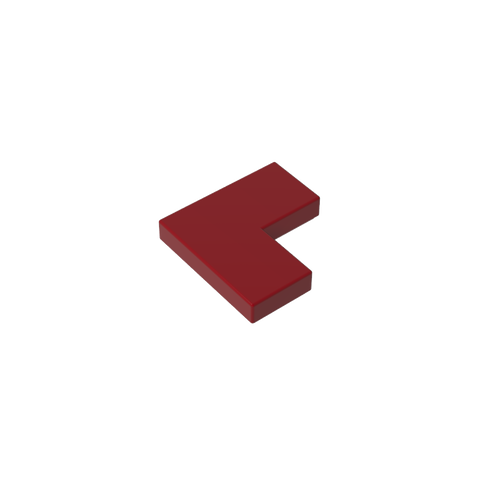 Gobricks,Tile 2 x 2 Corner,14719
