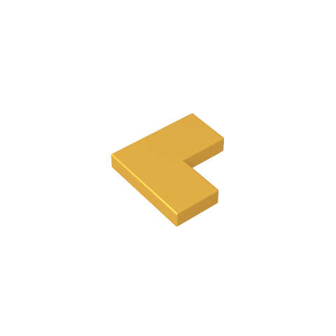 Gobricks,Tile 2 x 2 Corner,14719
