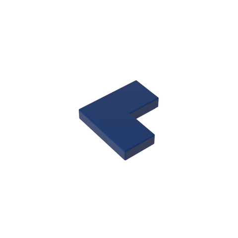 Gobricks,Tile 2 x 2 Corner,14719