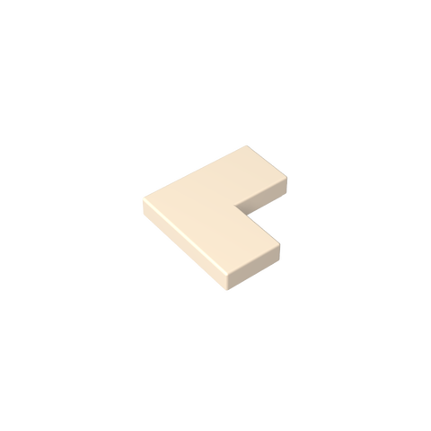 Gobricks,Tile 2 x 2 Corner,14719