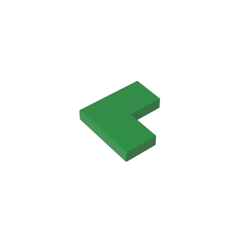 Gobricks,Tile 2 x 2 Corner,14719