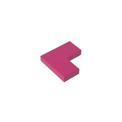 Gobricks,Tile 2 x 2 Corner,14719