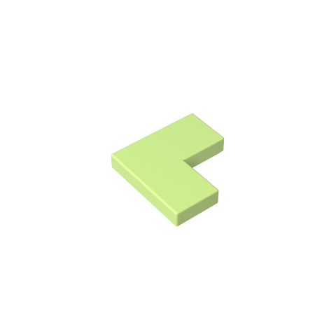 Gobricks,Tile 2 x 2 Corner,14719