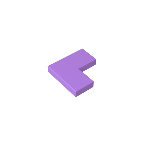 Gobricks,Tile 2 x 2 Corner,14719