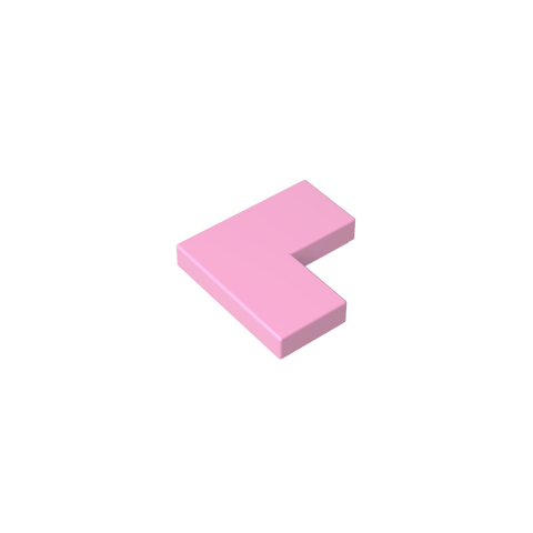 Gobricks,Tile 2 x 2 Corner,14719