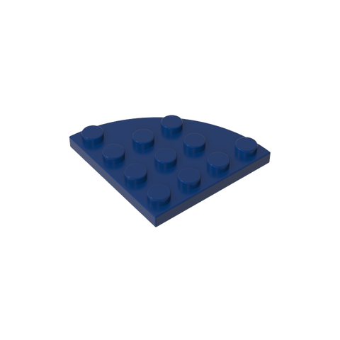 Gobricks,Plate Round Corner 4 x 4,30565