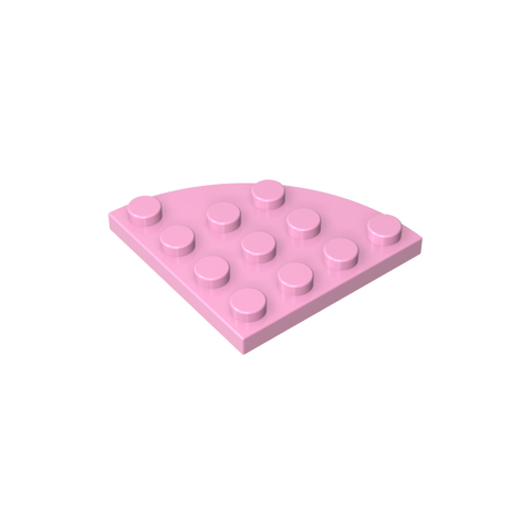 Gobricks,Plate Round Corner 4 x 4,30565