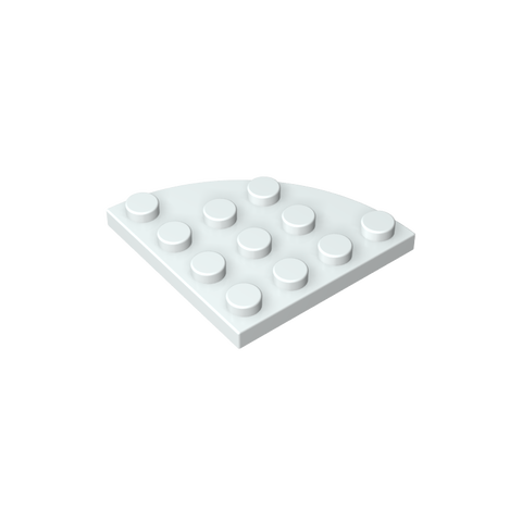 Gobricks,Plate Round Corner 4 x 4,30565