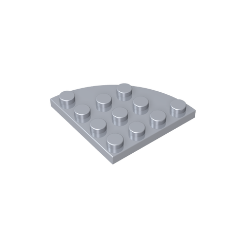 Gobricks,Plate Round Corner 4 x 4,30565