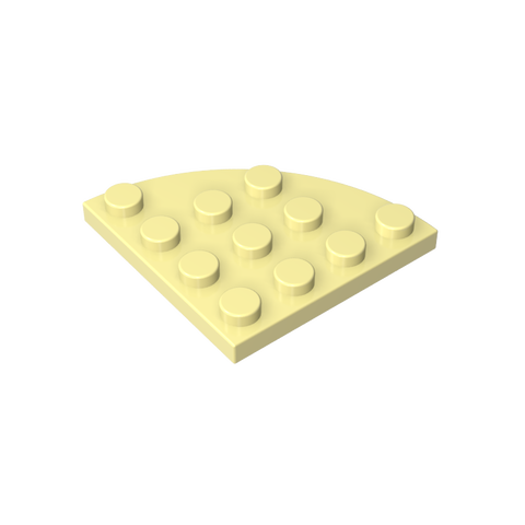 Gobricks,Plate Round Corner 4 x 4,30565
