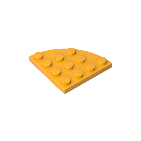 Gobricks,Plate Round Corner 4 x 4,30565