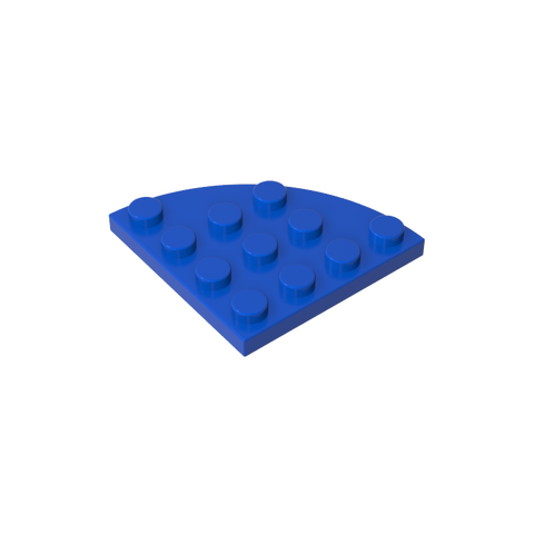 Gobricks,Plate Round Corner 4 x 4,30565