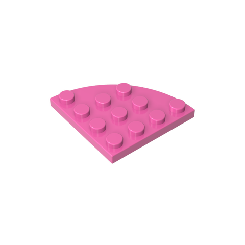 Gobricks,Plate Round Corner 4 x 4,30565